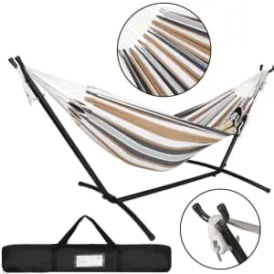 9-Foot 2-Person Portable Hammock with Stand