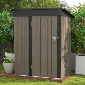 Patiowell Classic 5x3-Foot Metal Storage Shed