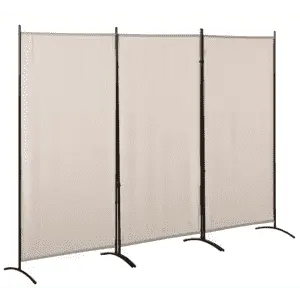 99.5" x 65" 3-Panel Room Divider