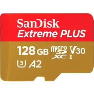 SanDisk Extreme Plus 128GB UHS-I MicroSDXC Memory Card