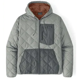 Patagonia Men's Diamond Quilted Insulated Bomber Hooded Jacket (S and L only)