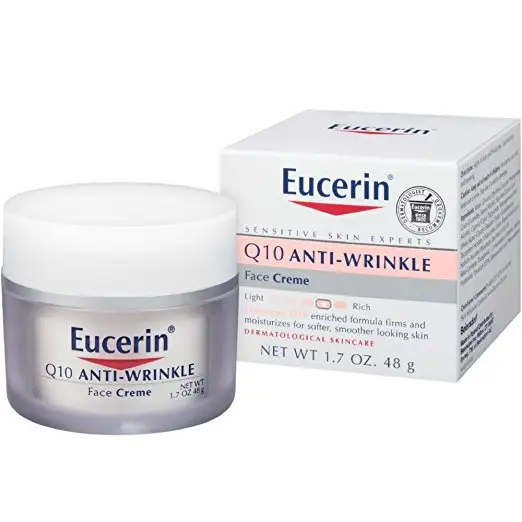 Eucerin优色林辅酶Q10舒缓紧肤抗皱保湿霜，1.7 oz，原价$12.49，现点击coupon后仅售$8.39 ，免运费。