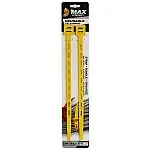 2-Pack 14" Duck Max Strength Yellow Reusable Tie Straps