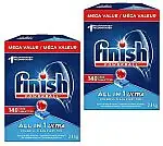 2-Pack 140-Count Finish Powerball All in 1 Ultra Dishwasher Detergent Tabs