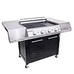 Charbroil Vibe 535 Propane Gas Grill & Griddle Combo Cabinet