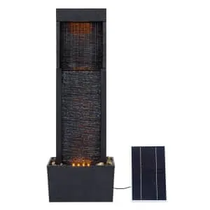 Teamson Home Athena 38" Outdoor Solar Fountain with LED Lights