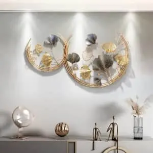 3D Hollow-Out Ginkgo Leaves Wall Art