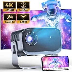 WiFi and Bluetooth 1080p Wireless Projector