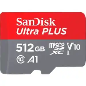 SanDisk Ultra PLUS 512GB microSDXC Memory Card