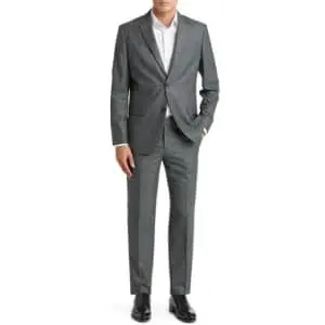 Nordstrom Men's Mini Houndstooth Wool Flannel Suit