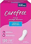 120-Ct Carefree Unwrapped Unscented Panty Liners