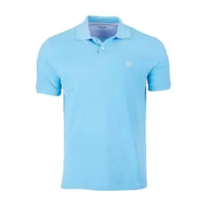 Chaps Men's Solid Short Sleeve Polo