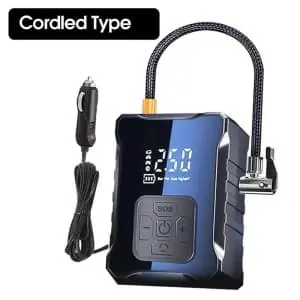 12V 150-PSI Wired Car Tire Inflator