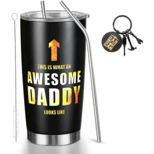 Awesome Daddy 20-oz Stainless Steel Insulated Coffee Travel Tumbler