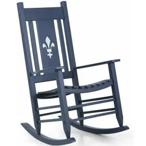 Phi Villa Wood Patio Rocking Chair