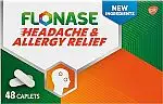 48 Count Flonase Headache and Allergy Relief Caplets