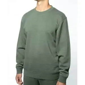 Lazer Men's Burnout Fleece Crewneck Sweatshirt
