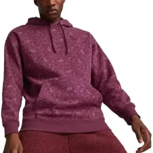 PUMA Men's Paisley Luxe Jacquard Pullover Hoodie