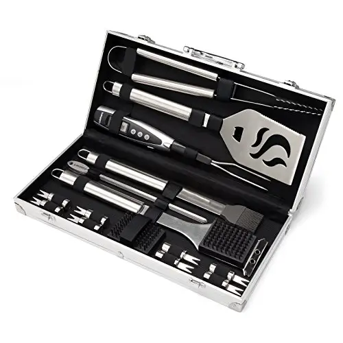 Cuisinart CGS-5020 BBQ Tool Aluminum Carrying Case, Deluxe Grill Set, 20-Piece, List Price is $59.99, Now Only $42.49