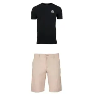 Reef Men's Dome Shirt w/ Chaps Men's Flat Front Shorts