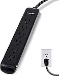 Philips 6 Outlet Surge Protector 4-Ft Power Strip
