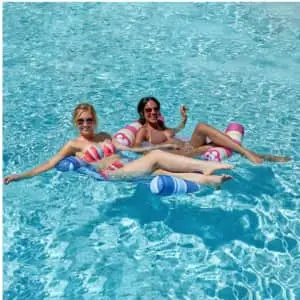 Inflatable Hammock Pool Lounger 2-Pack
