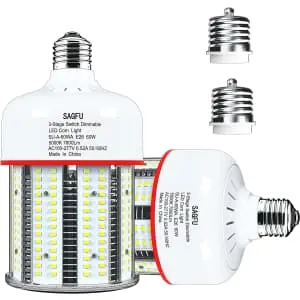 60W 3-Stage Dimmable LED Corn Light Bulb 2-Pack