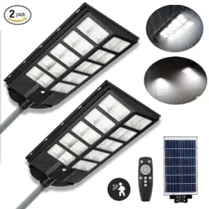 LED Motion Sensor Solar Wall Light 2-Pack