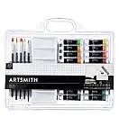 60-Piece Artsmith Art Set: Acrylic Painting, Drawing or Sketching