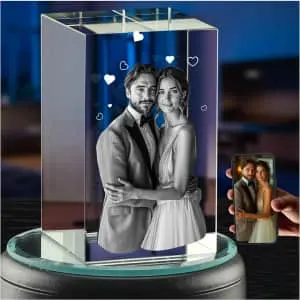 3D Crystal Custom Photo Cube