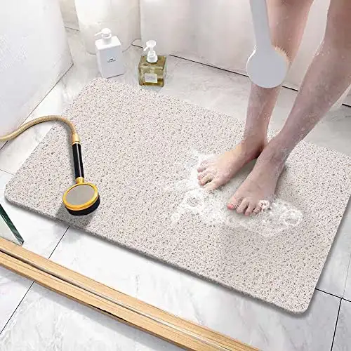 [快干] PVC 丝瓜瓤浴室垫,适用于潮湿区域