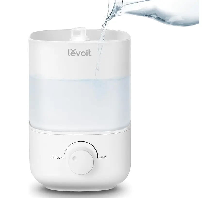 LEVOIT 超静音 卧室 加湿器，2.5升大容量，原价$39.99，现仅售$29.93，免运费！