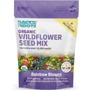 Back to the Roots Rainbow Blooms Organic Wildflower Mix