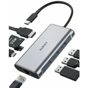 Aukey 8-in-1 USB-C Hub