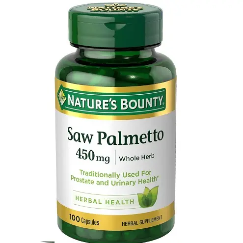 Nature's Bounty Saw Palmetto 450 mg 100 Capsules, only $8.37,free shipping after clipping coupon and using SS