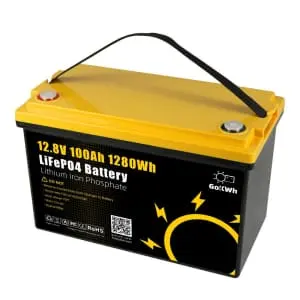 Gokwh 12V 100Ah LiFePO4 Lithium Battery