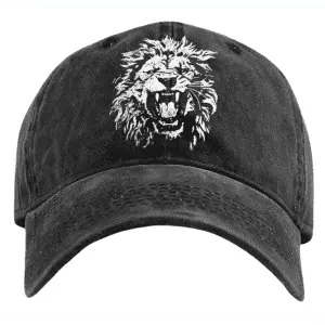 IronPanda Roaring Lion Washed Gym Cap