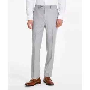 Calvin Klein Men's Slim-Fit Sharkskin Pants