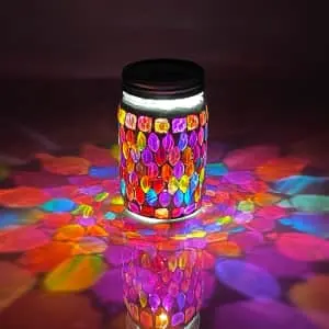 Solar Mosaic Jar Light 8-Pack