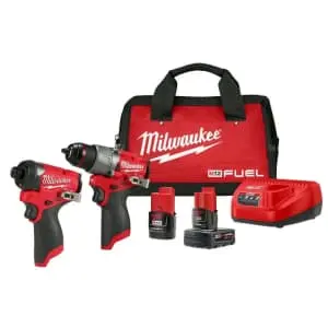 Milwaukee M12 Fuel 12V Brushless Hammer Drill / Impact Driver 2-Tool Combo Kit