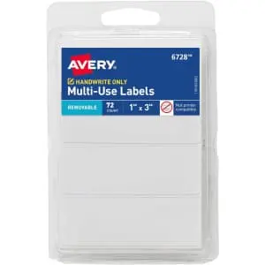 Avery Multi-Use Removable Labels 72-Pack