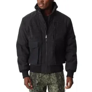 Bass Outdoor Men's Mixed-Media Bomber Jacket