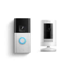 Ring Battery Doorbell Pro w/ Ring Stick Up Cam