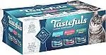 2 x 12 Count Blue Buffalo Tastefuls Natural Pate Wet Cat Food Variety Pack