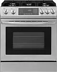 4.8 Cu. Ft. Insignia Freestanding LP/Gas Convection Range w/ Self Clean and Air Fry