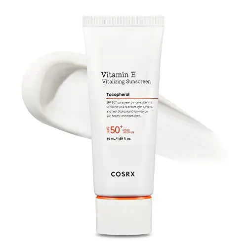 韩国COSRX SPF 50 维生素E防晒霜，UVA/UVB防护