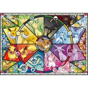 Buffalo Games Pokémon Eevee's Stained Glass 500-Piece Jigsaw Puzzle