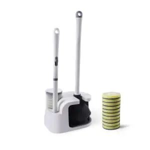 Toilet Bowl Wand Kit and Plunger Combo