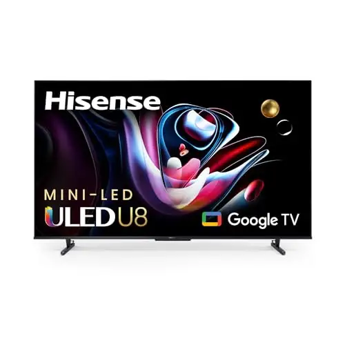 100" Hisense U8 Series ULED Mini-LED 4K UHD Smart Google TV (2023)