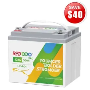 Redodo 12V 50Ah Lithium Battery